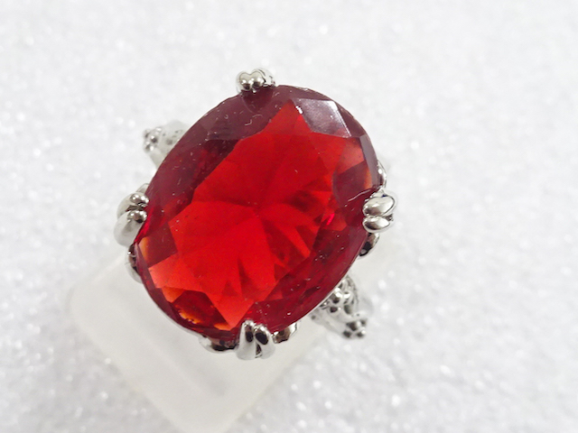 COLORED STONE FASHION RING / JP SIZE 12